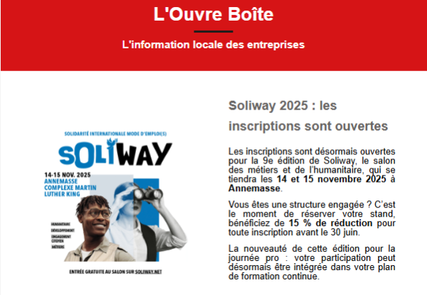 L'Ouvre Boîte du 28.05.25